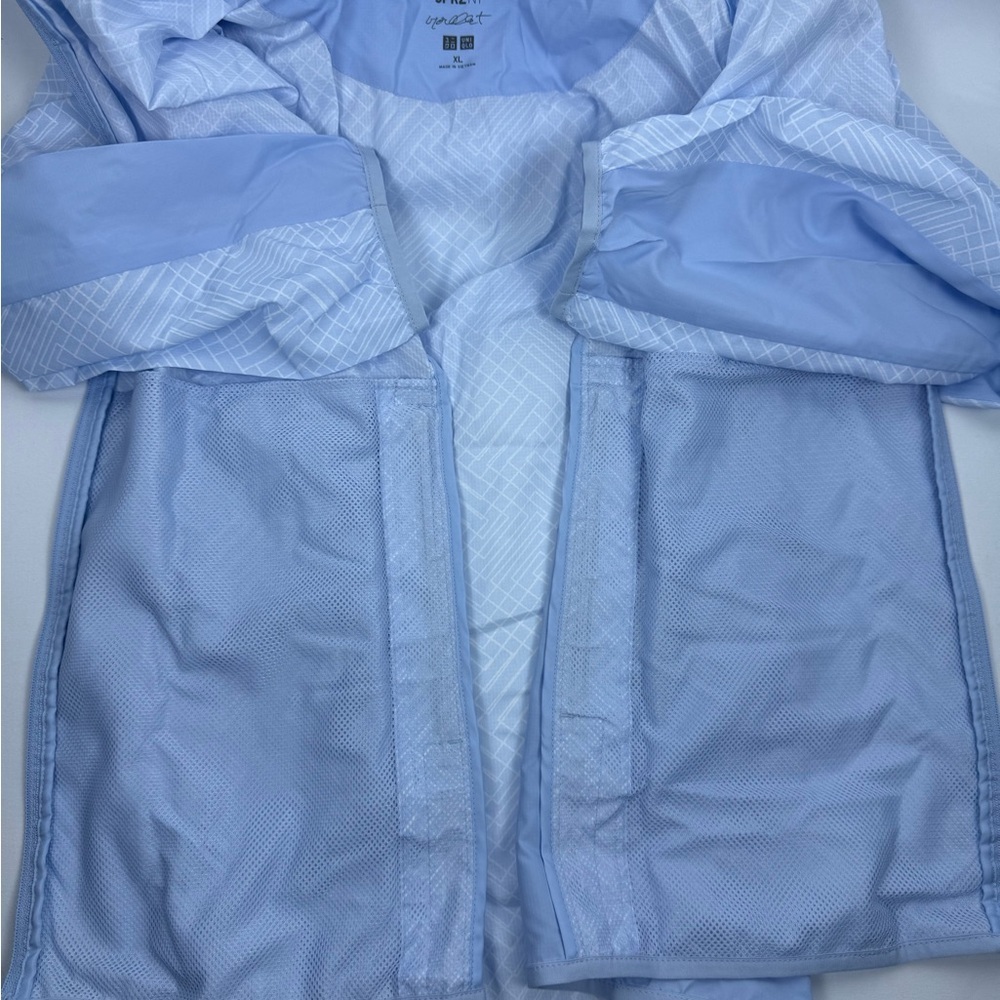 NWOT: Uniqlo Sky Blue Pocketable Parka - Picture 6 of 7